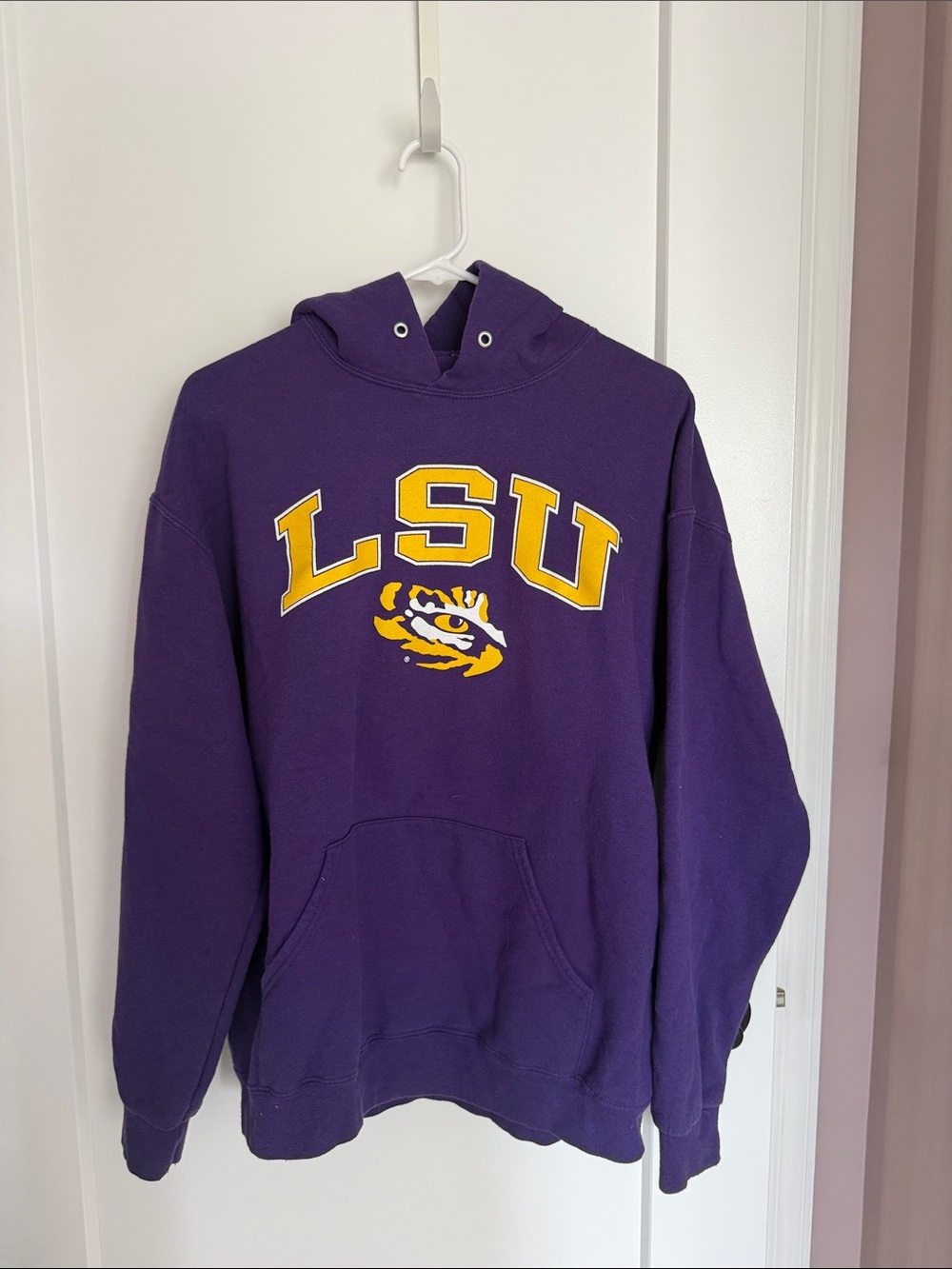 Vintage Purple & Yellow LSU Hoodie